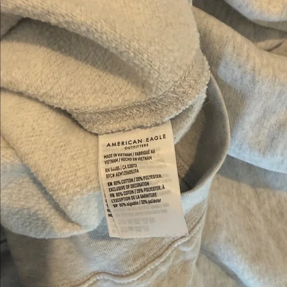 American Eagle Cropped Embroidered Crewneck - Picture 5 of 5